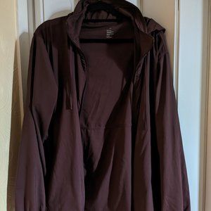 girlfriend collective Full-Zip Windbreaker in earth 2XL